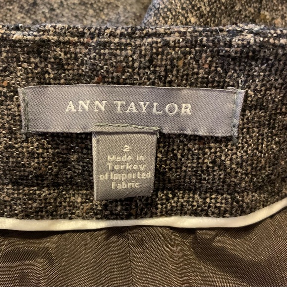 Ann Taylor/ Ann Taylor Straight Wide leg Trousers Wool Dress Pants Size 2. - Picture 14 of 15